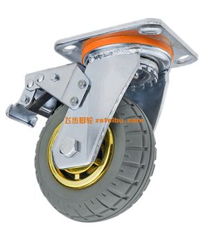 安装脚轮时，如何确保所有脚轮均平稳着地