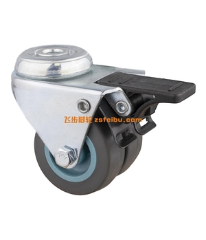 规格为轻型PU，TPR双轮的产品,编号B62520010-2